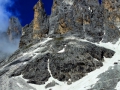 Pradidali e l'omonimo lago in disgelo