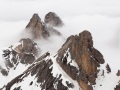 Cima Vajolet e dietro crode del Ciamin